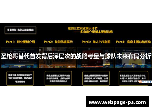 圣枪哥替代首发背后深层次的战略考量与球队未来布局分析 圣枪哥替代首发背后深层次的战略考量与球队未来布局分析