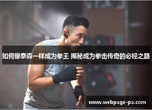 如何像泰森一样成为拳王 揭秘成为拳击传奇的必经之路 如何像泰森一样成为拳王 揭秘成为拳击传奇的必经之路