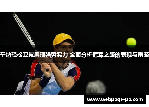 辛纳轻松卫冕展现强势实力 全面分析冠军之路的表现与策略